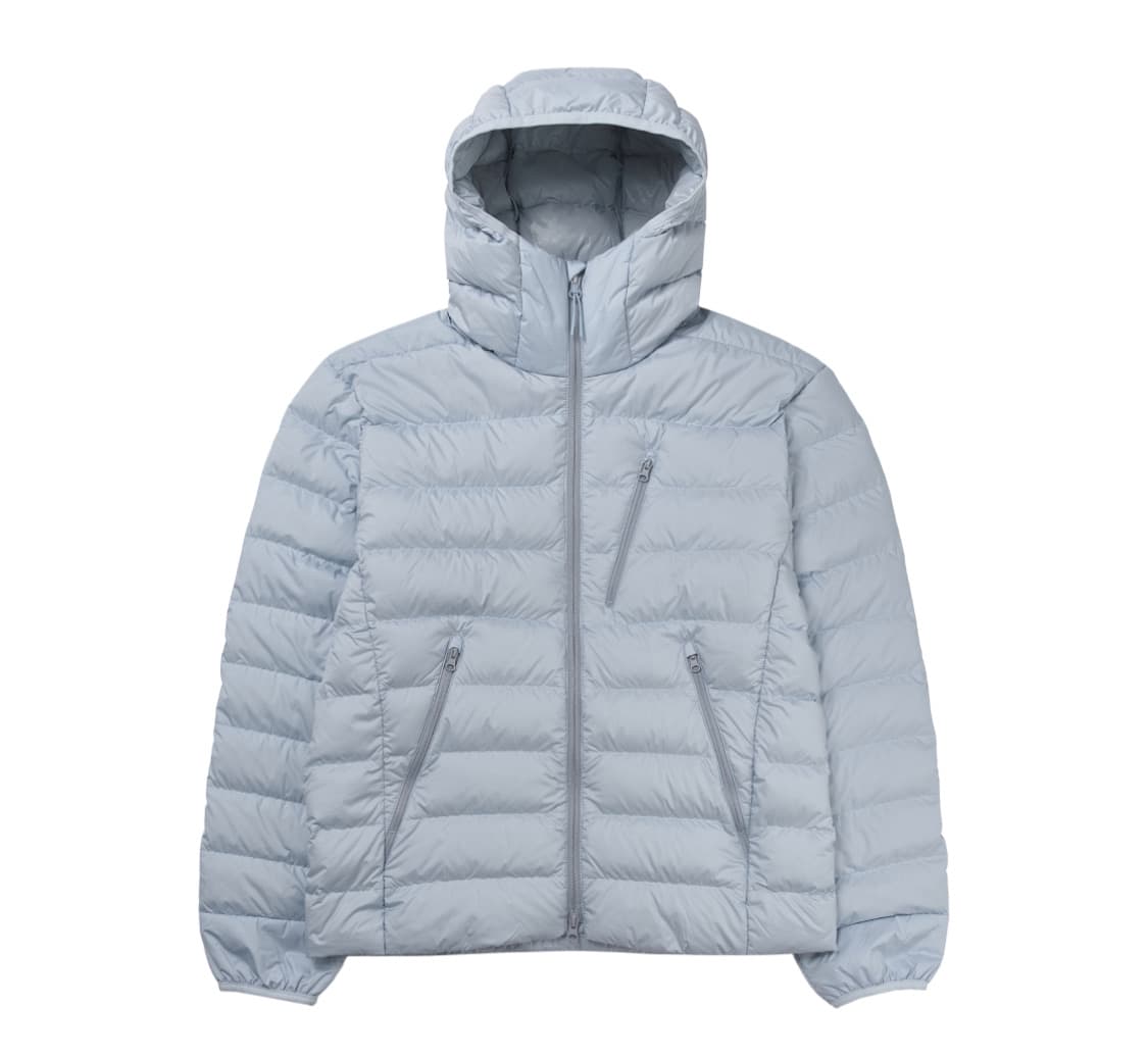 무신사 스탠다드 시티 레저 후드 라이트 다운 자켓 클라우디 블루 상품이미지1