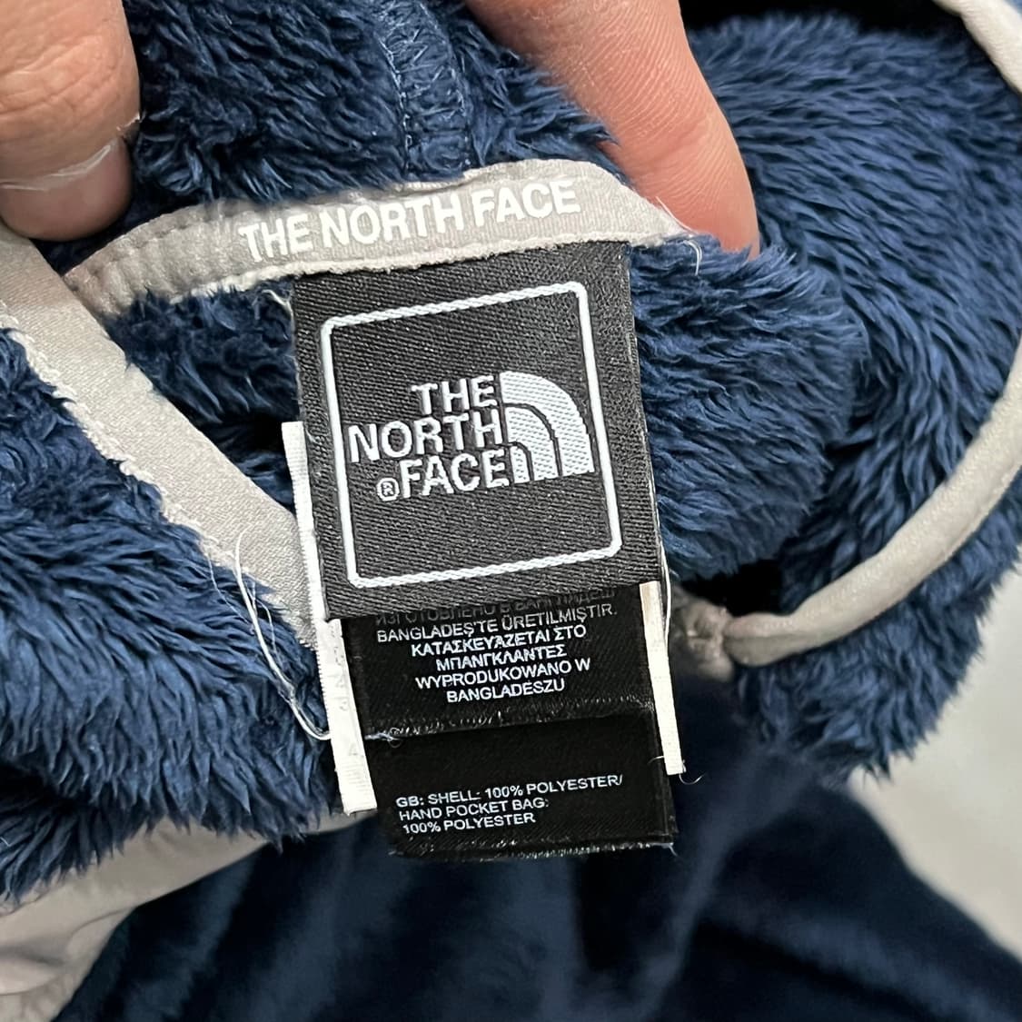  노스페이스 배색 테디 후드집업 y15088 상품이미지6