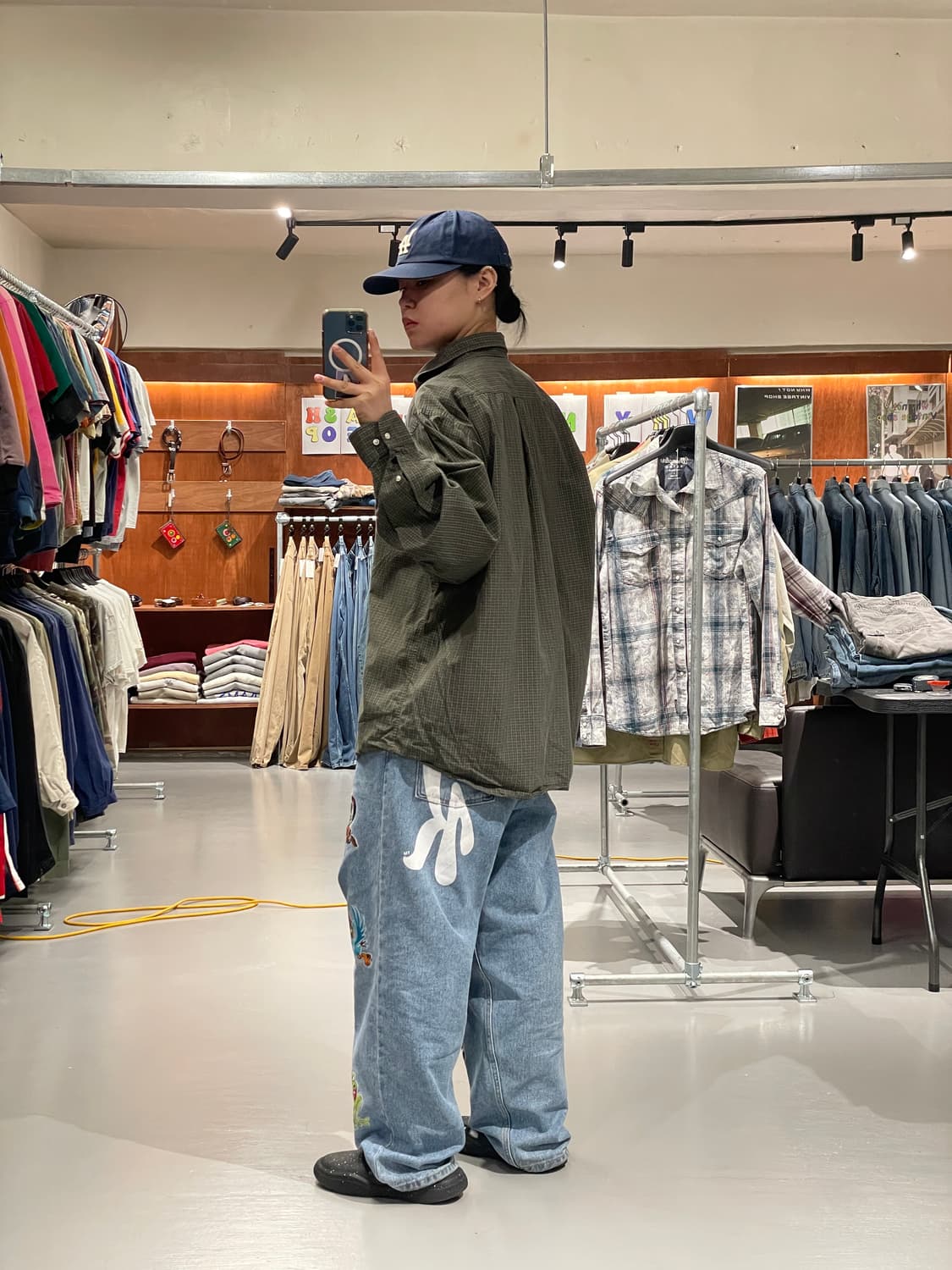 Brooks 코튼 체크 셔츠 상품이미지2