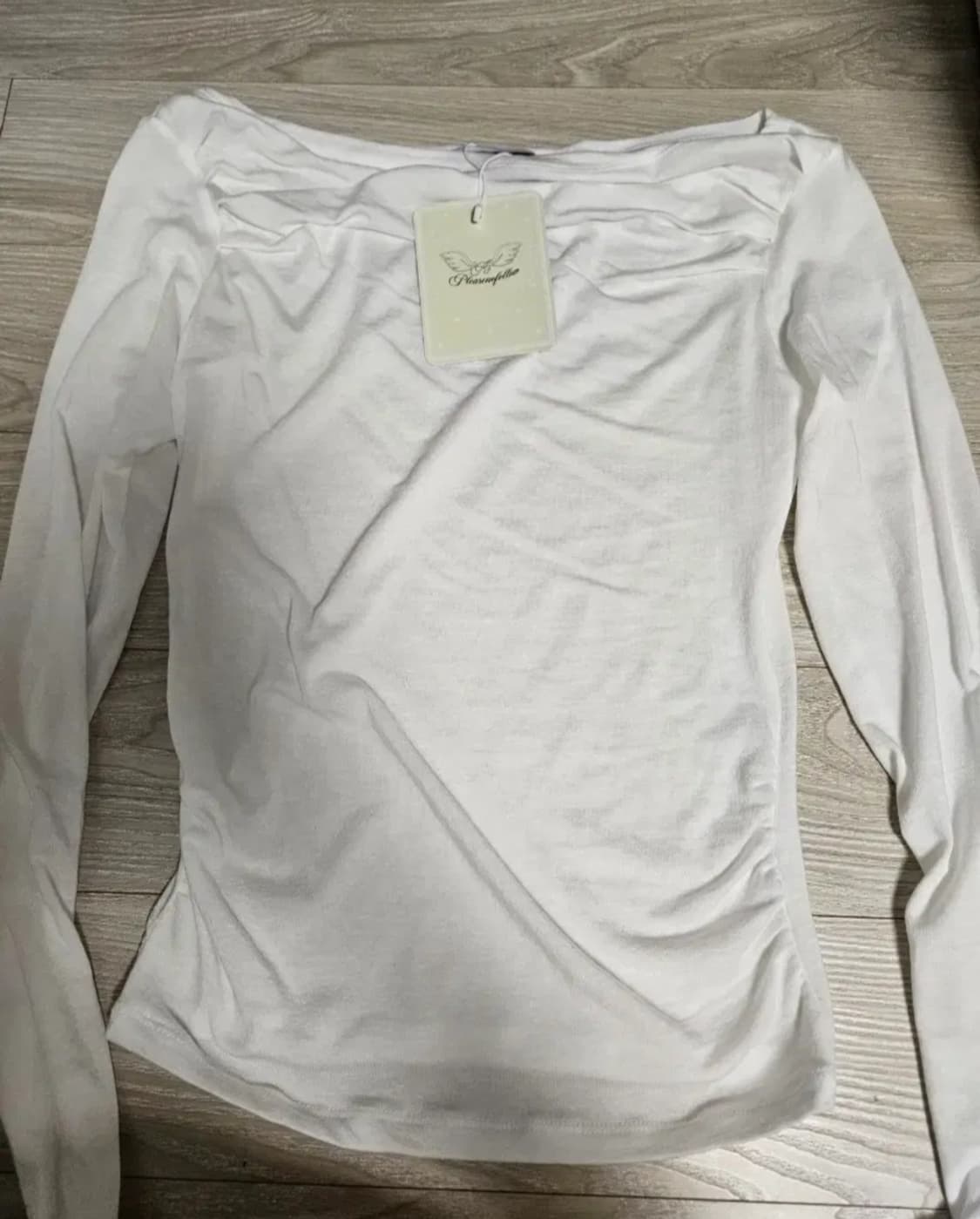 플리즈노팔로우 플노팔 리사 드레이프탑 상품이미지1