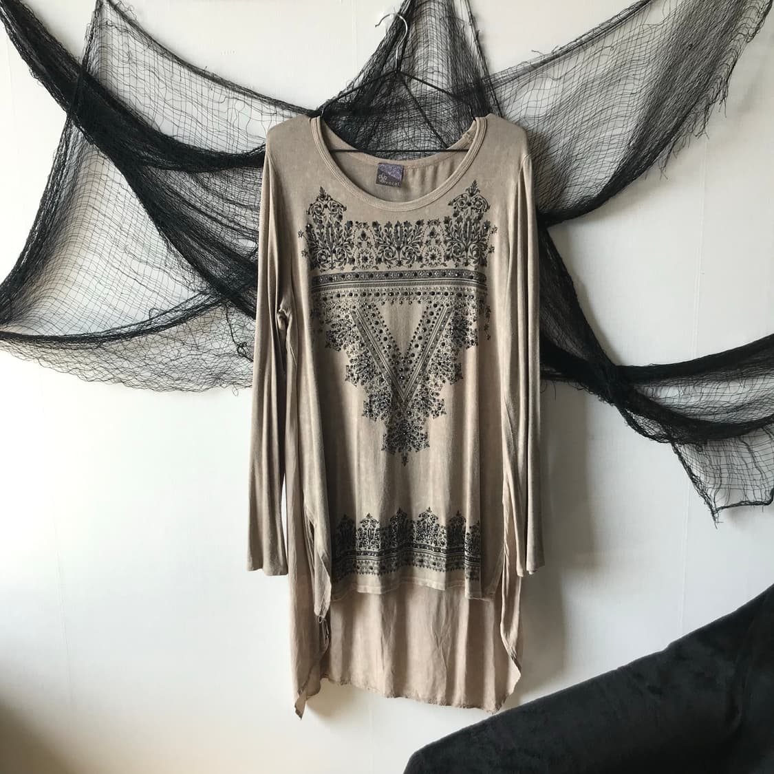 Oriental mood beads detail longsleeve   상품이미지3