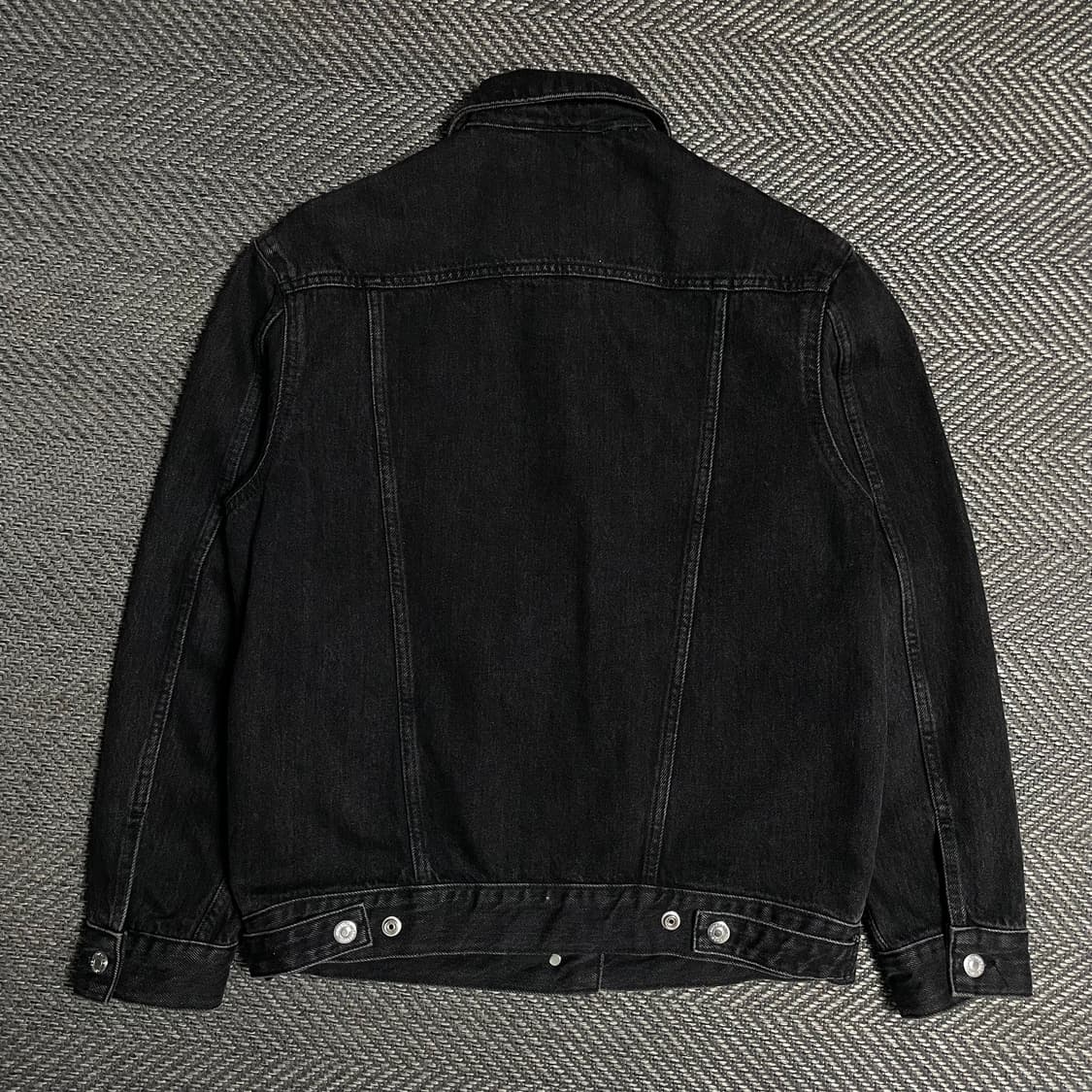 빈티지 흑청 데님 트러커 자켓o 5360 상품이미지5