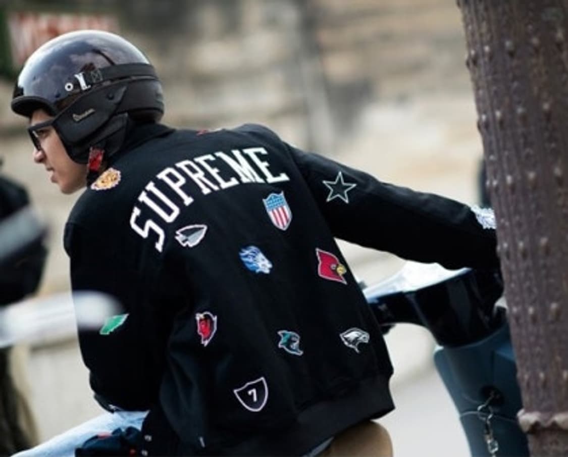 슈프림 NFL 프랜차이즈 바시티 자켓 상품이미지1