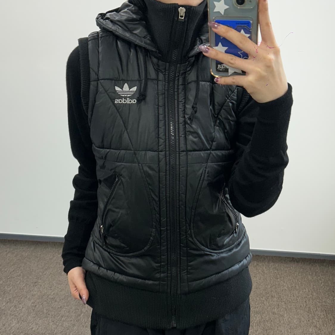 아디다스 00‘s 실버 파이어버드 패딩조끼 상품이미지1