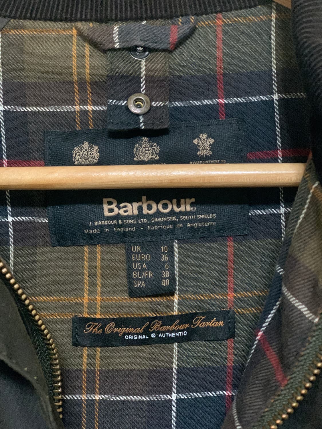 Barbour 바버 클래식 비드넬 왁스자켓 상품이미지3