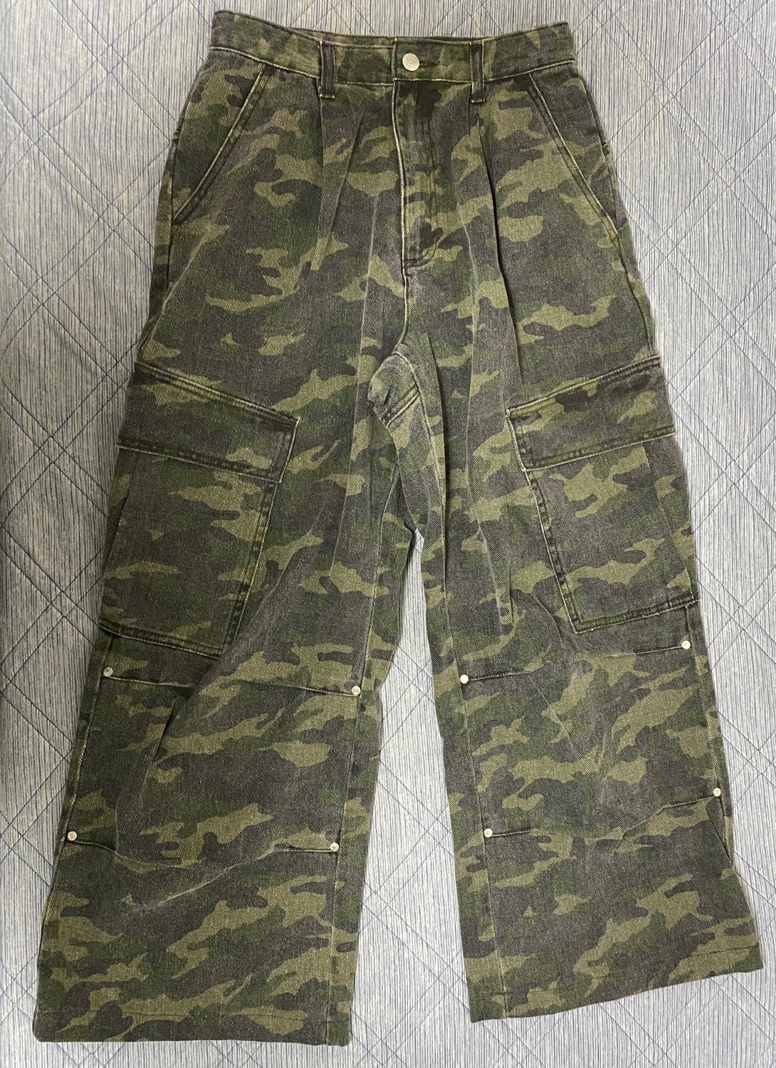 어반드레스 카모 와이드 카고 팬츠 상품이미지2