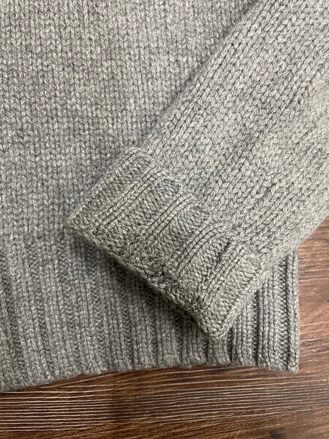 폴로 울캐시미어 집업 자켓 그레이 상품이미지7