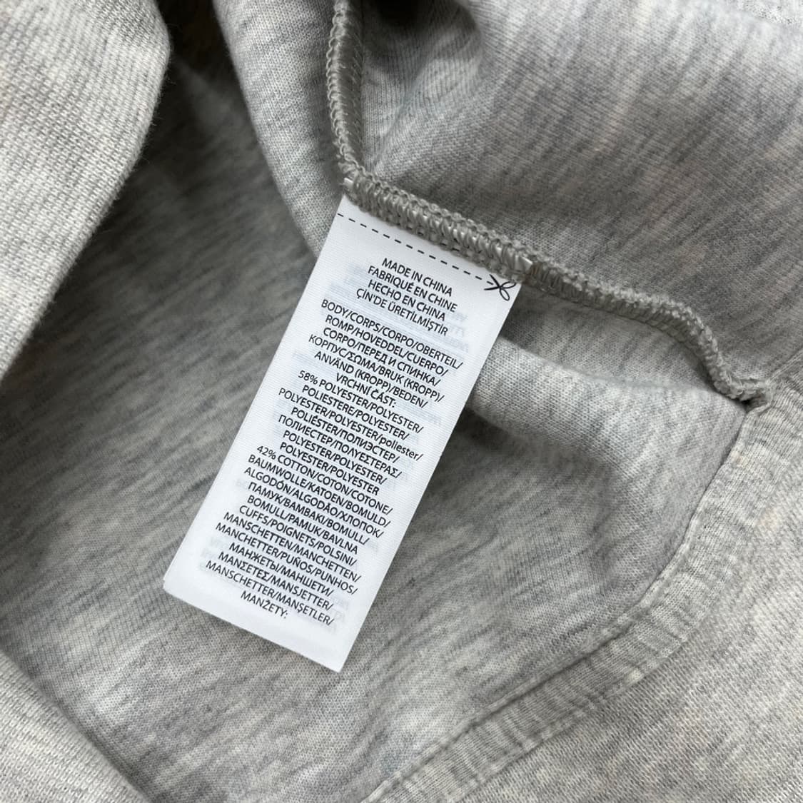 폴로 랄프로렌 블랙포니 백멜란지 후드집업 상품이미지6