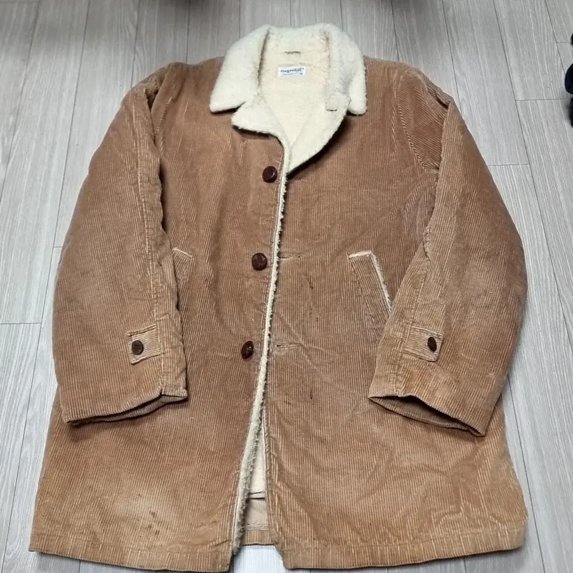 미제 핑거헛 메이드인usa 70s 코듀로이 양털 안감 자켓(100) 상품이미지1
