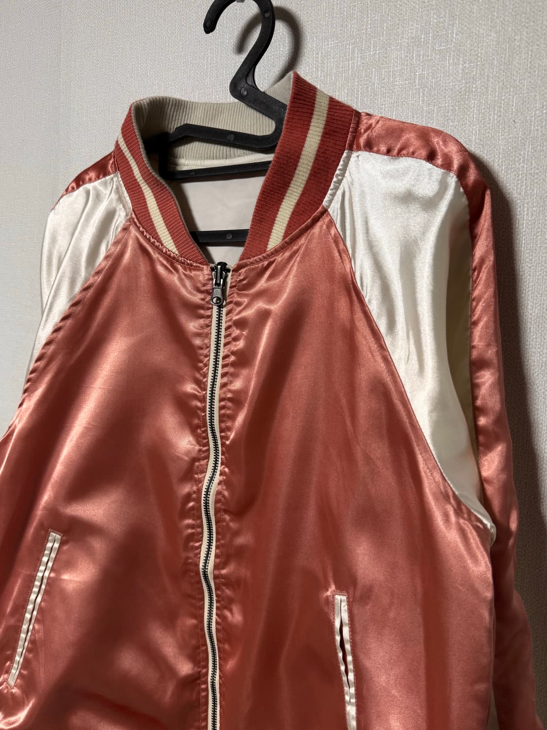 일본 리버시블 핑크 ma-1 스카잔 자켓 상품이미지1