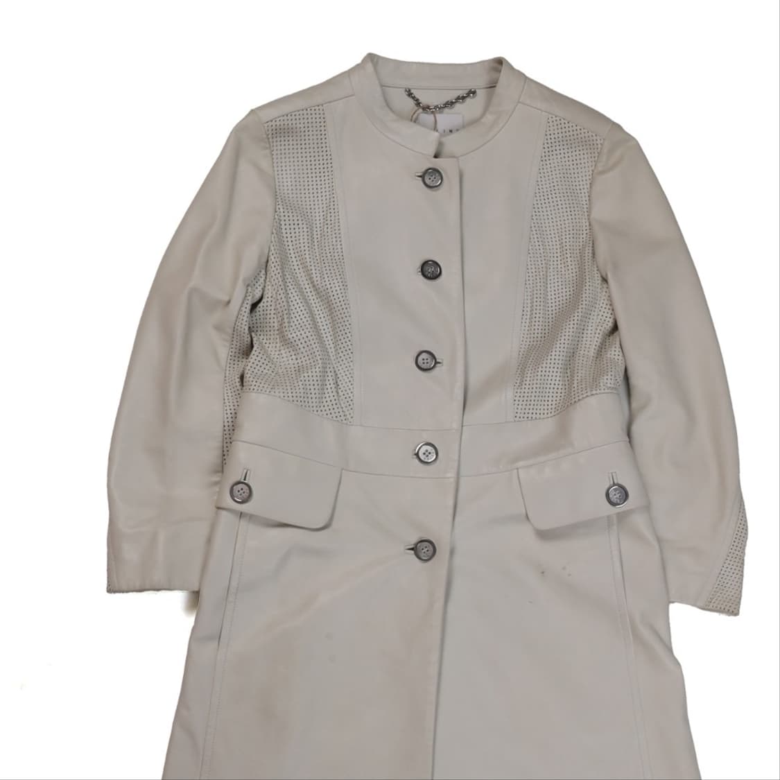 셀린느 Celine Perforated Leather Long Coat 상품이미지3
