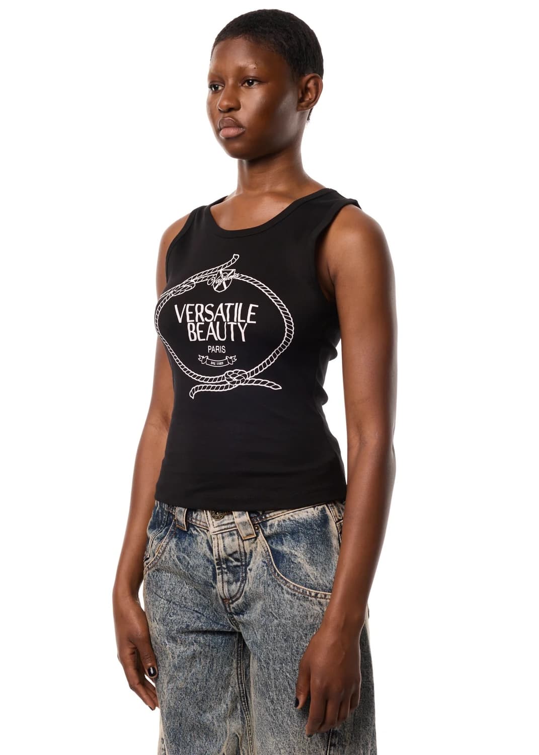 [S,M]바퀘라 26ss VERSATILE BEAUTY 슬리브리스 탑 상품이미지4