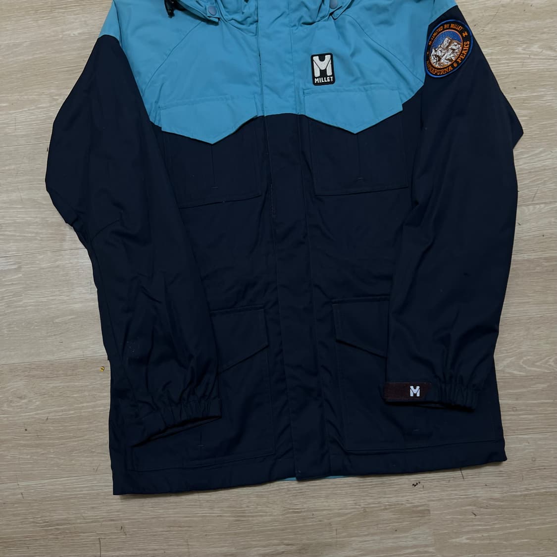 밀레 엠리밋 여성 배색 바람막이 후드자켓 [스카이블루] S/90 상품이미지3