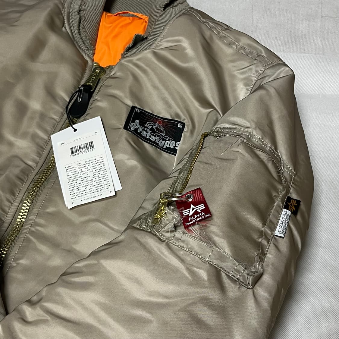 [M]프로토타입스 x 알파인더스트리 MA-1 봄버자켓 상품이미지3