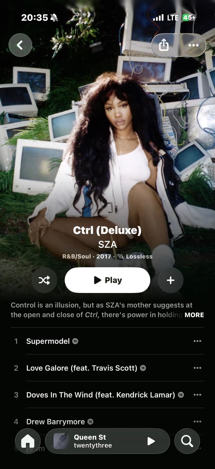 sza lp sos, ctrl green ver 상품이미지2