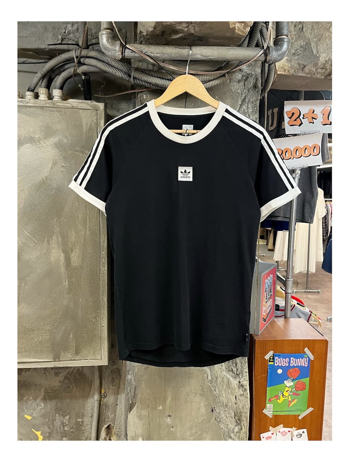 아디다스 반팔티 블랙 M #csz4110 상품이미지1