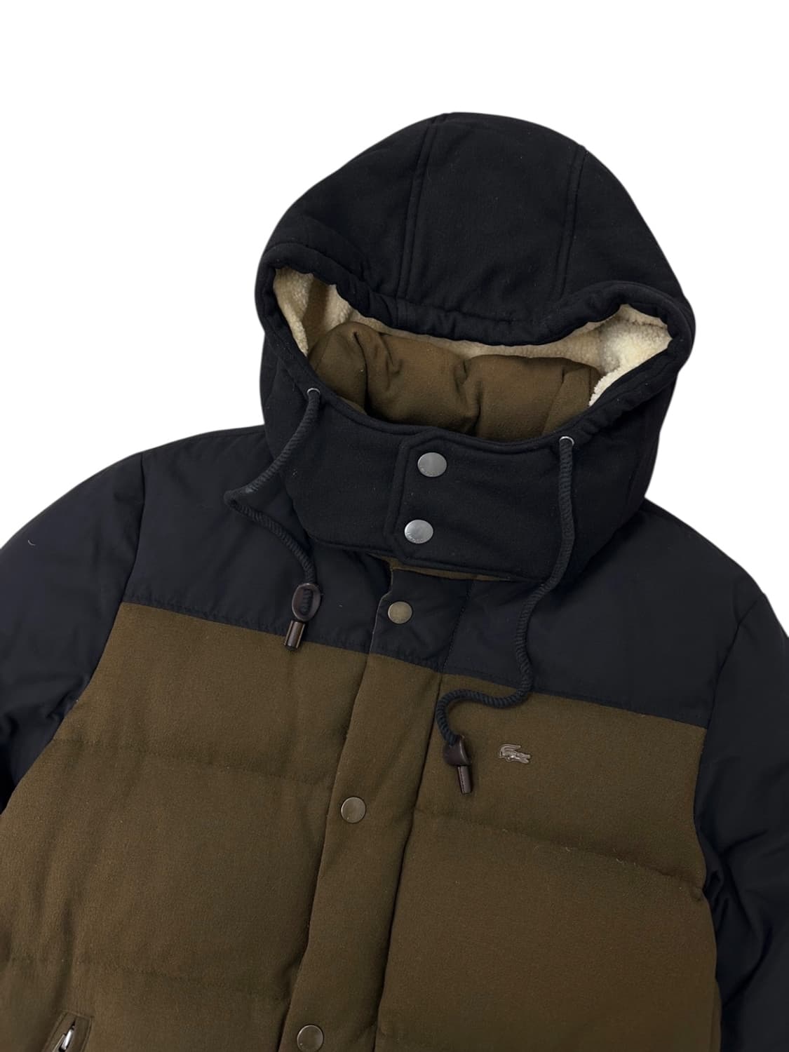 라코스테 덕다운 패딩 블랙&카키브라운 (50,L) 상품이미지2