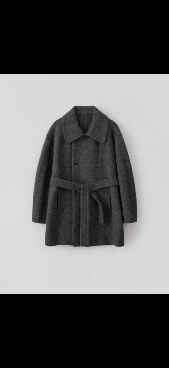 레이스 RRACE Cloud single overfit coat 챠콜 상품이미지4