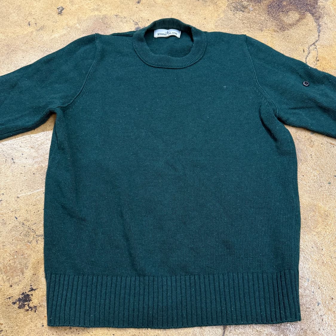 [정품/M] 스톤아일랜드 크루넥 니트 스웨터 b18 상품이미지3
