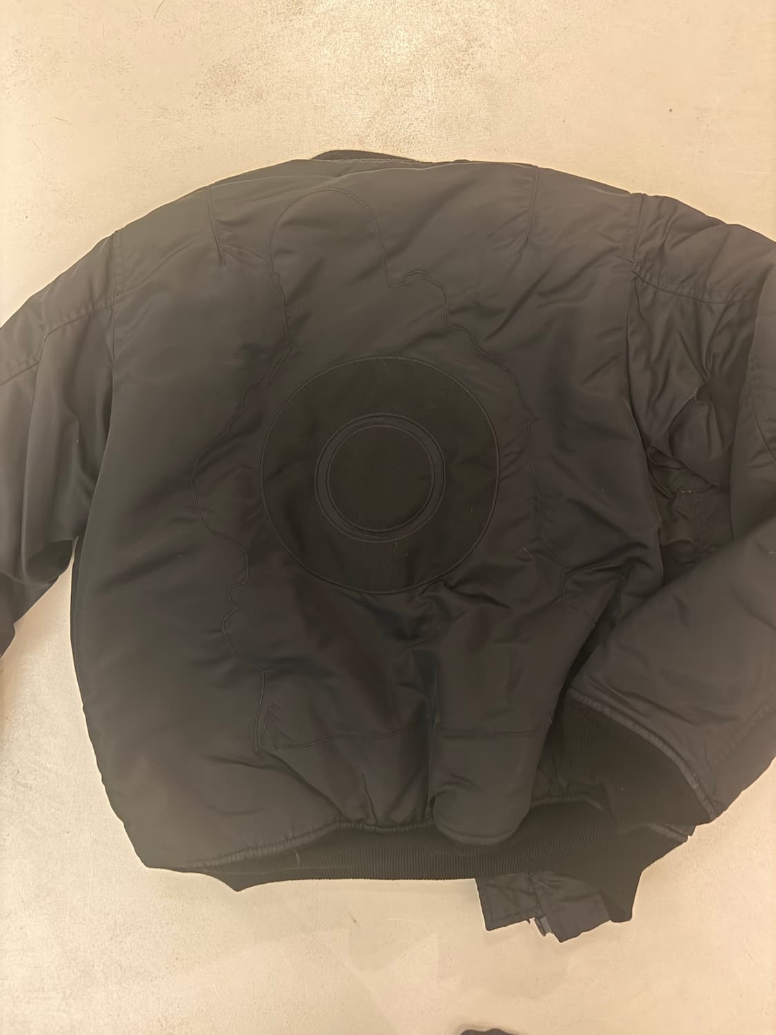 더블탭스 봄버자켓 블랙 M사이즈 상품이미지3