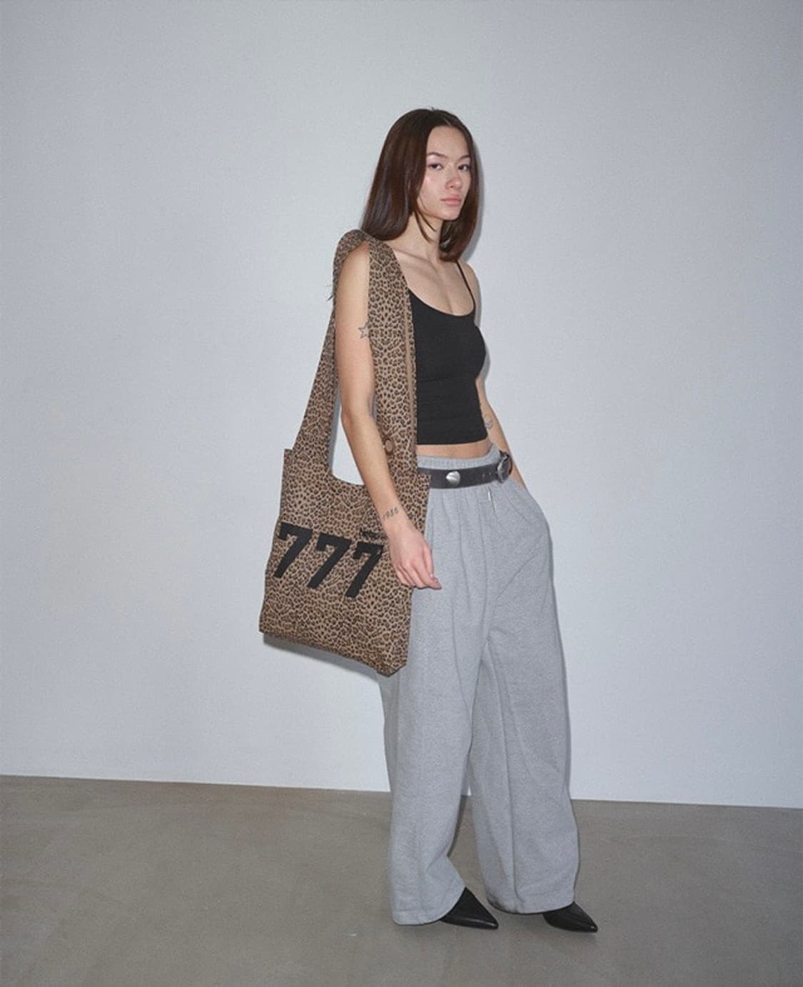 히에타 호피 777Angels Bag / Beige Leopard 상품이미지3