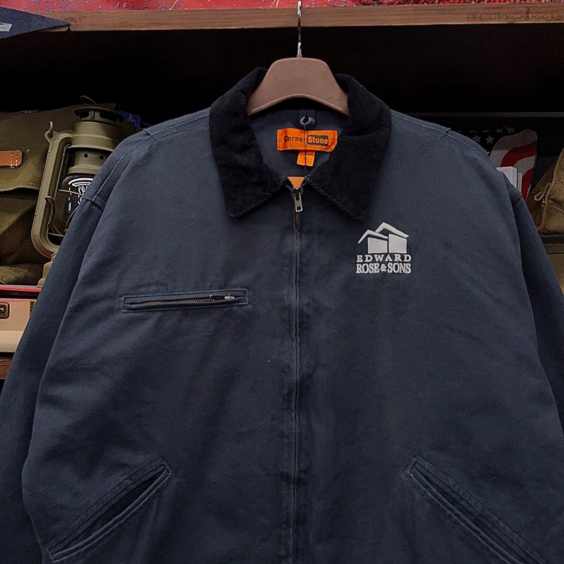 90s USA 빈티지 블랭킷 라이닝 워크 디트로이트 자켓 상품이미지3