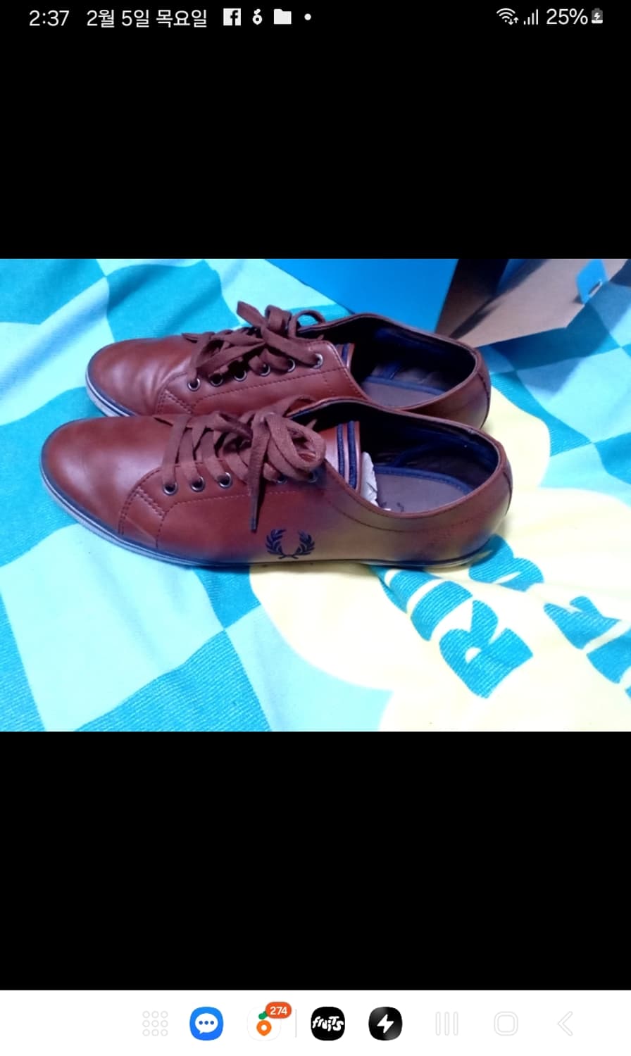 프레드 페리 , 킹스톤 레더 플래닛 스니커즈
사이즈 275ㅡ280 상품이미지3