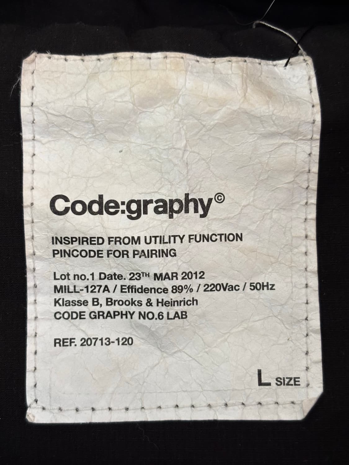 코드그라피 테크 숏 자켓_블랙BDF 상품이미지3