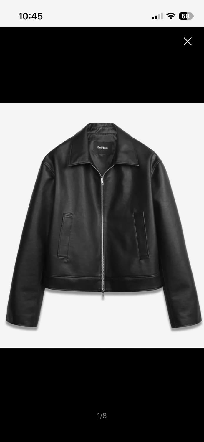 도프제이슨 비건레더 헤리티지 싱글자켓  상품이미지1