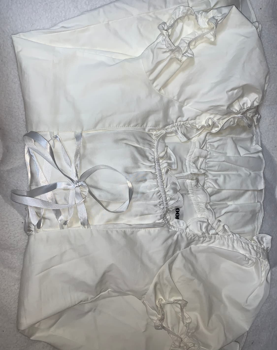 스푸닝(글로니) 라스트댄스 원피스 화이트 상품이미지5