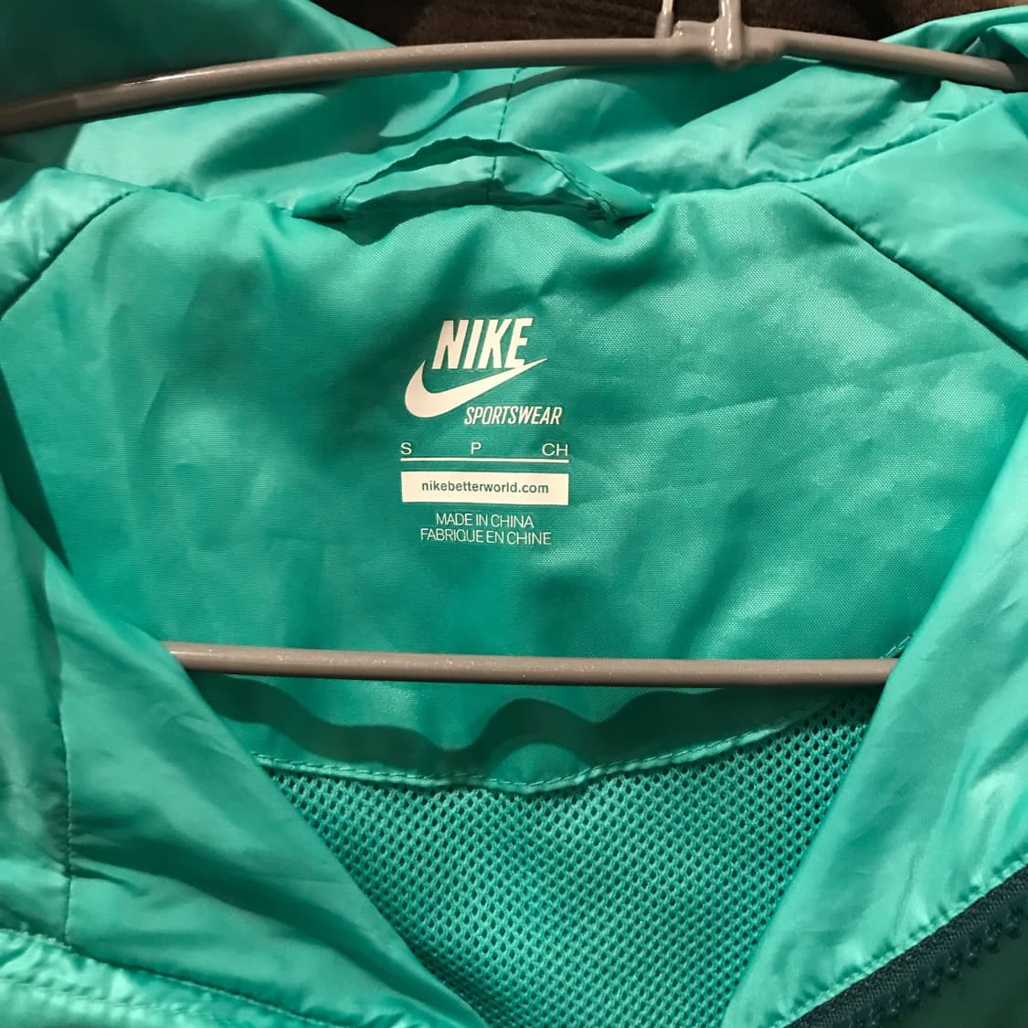 NIKE 나이키 민트 그린 크롭 바람막이 상품이미지5