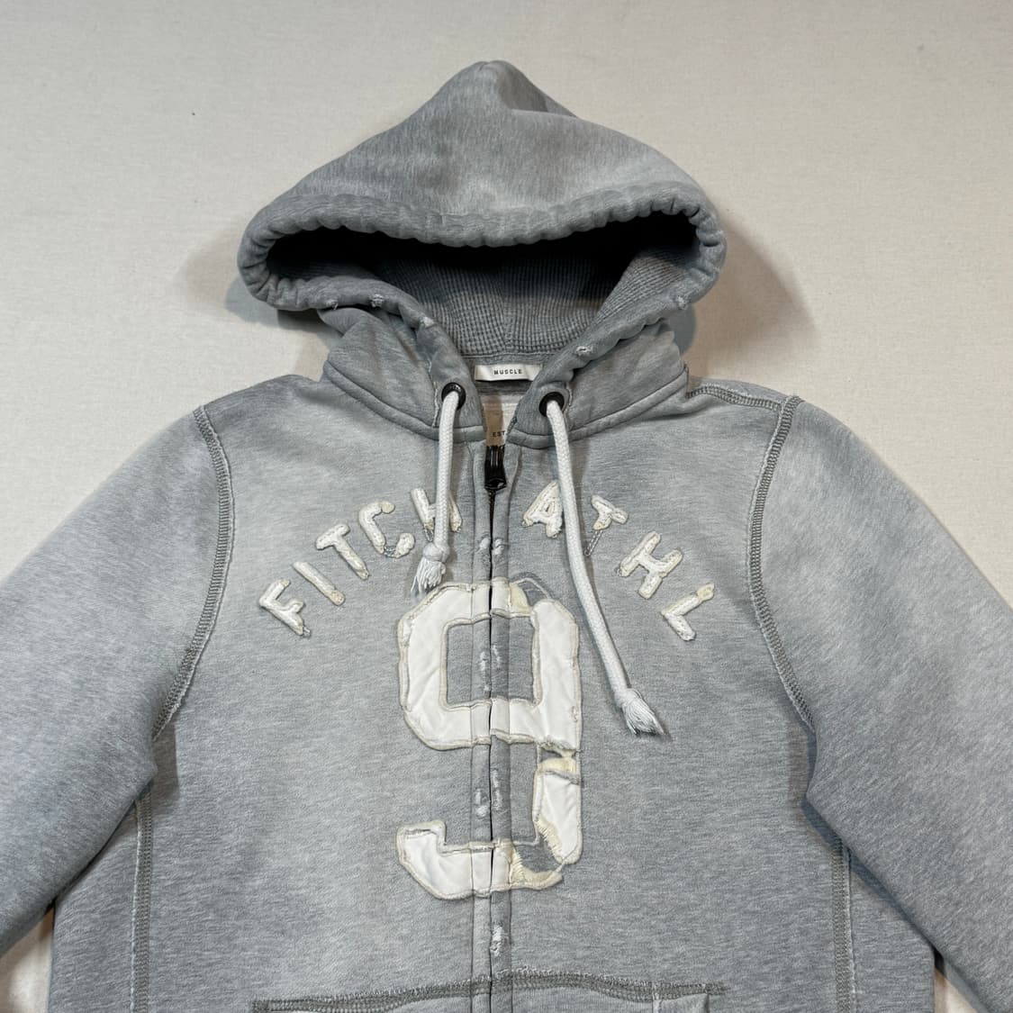 M) 아베크롬비 후드집업 그레이 상품이미지3
