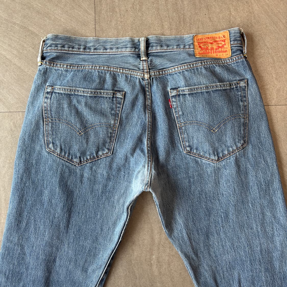 리바이스 정품 501 데님 팬츠 상품이미지5