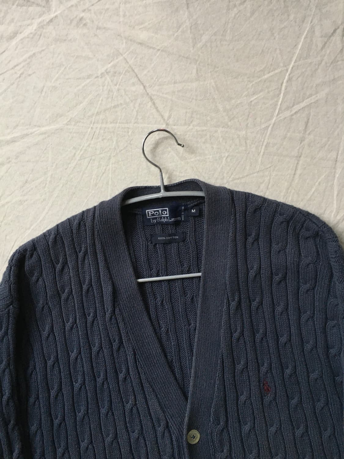 폴로 케이블 니트가디건 상품이미지4
