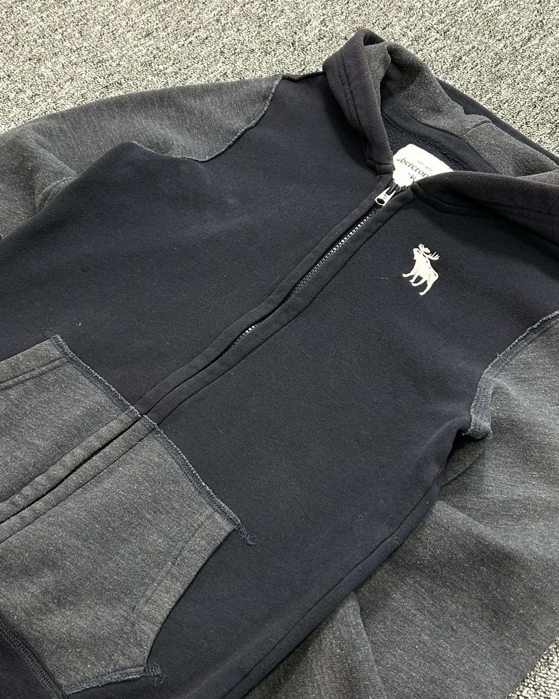 아베크롬비 순록 로고 후드집업 상품이미지2