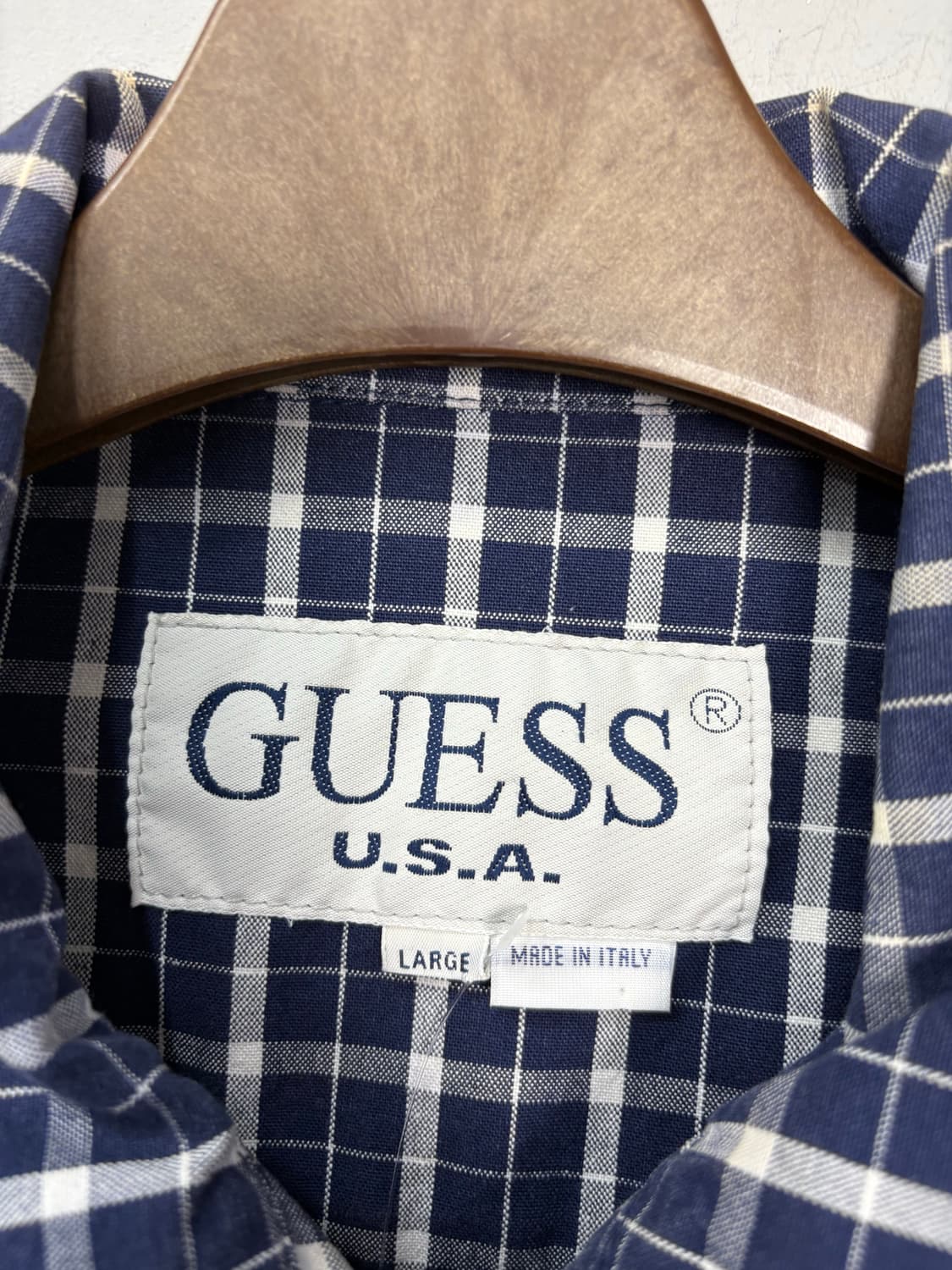 00s 게스 USA 코튼 체크 재킷 A1898 상품이미지5