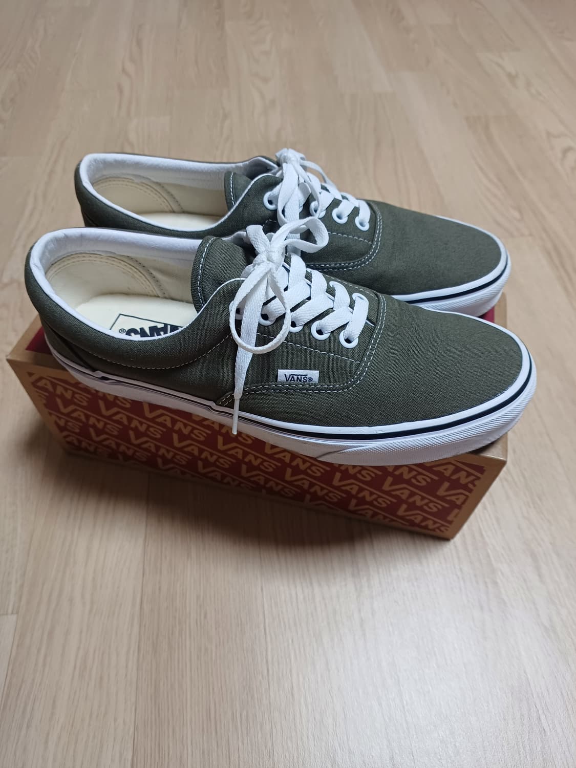 270 반스 에라 올리브 카키 캔버스 스니커즈 어센틱 Vans 신발 상품이미지1