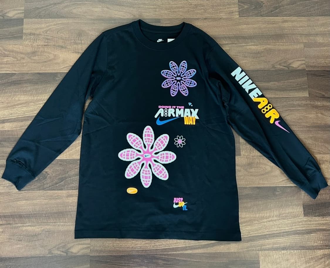 나이키 조던 시카고 팬츠 베이지, 나이키 그래픽 티셔츠 블랙 S 새상품 상품이미지5