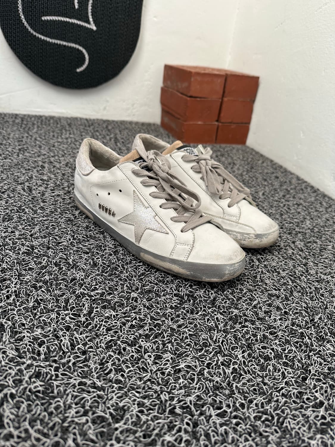 골든구스 슈퍼스타 스니커즈 화이트 240 상품이미지2