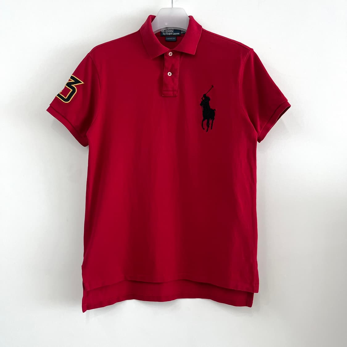 폴로 랄프로렌 빅포니 레드 카라 반팔 티셔츠 상품이미지2