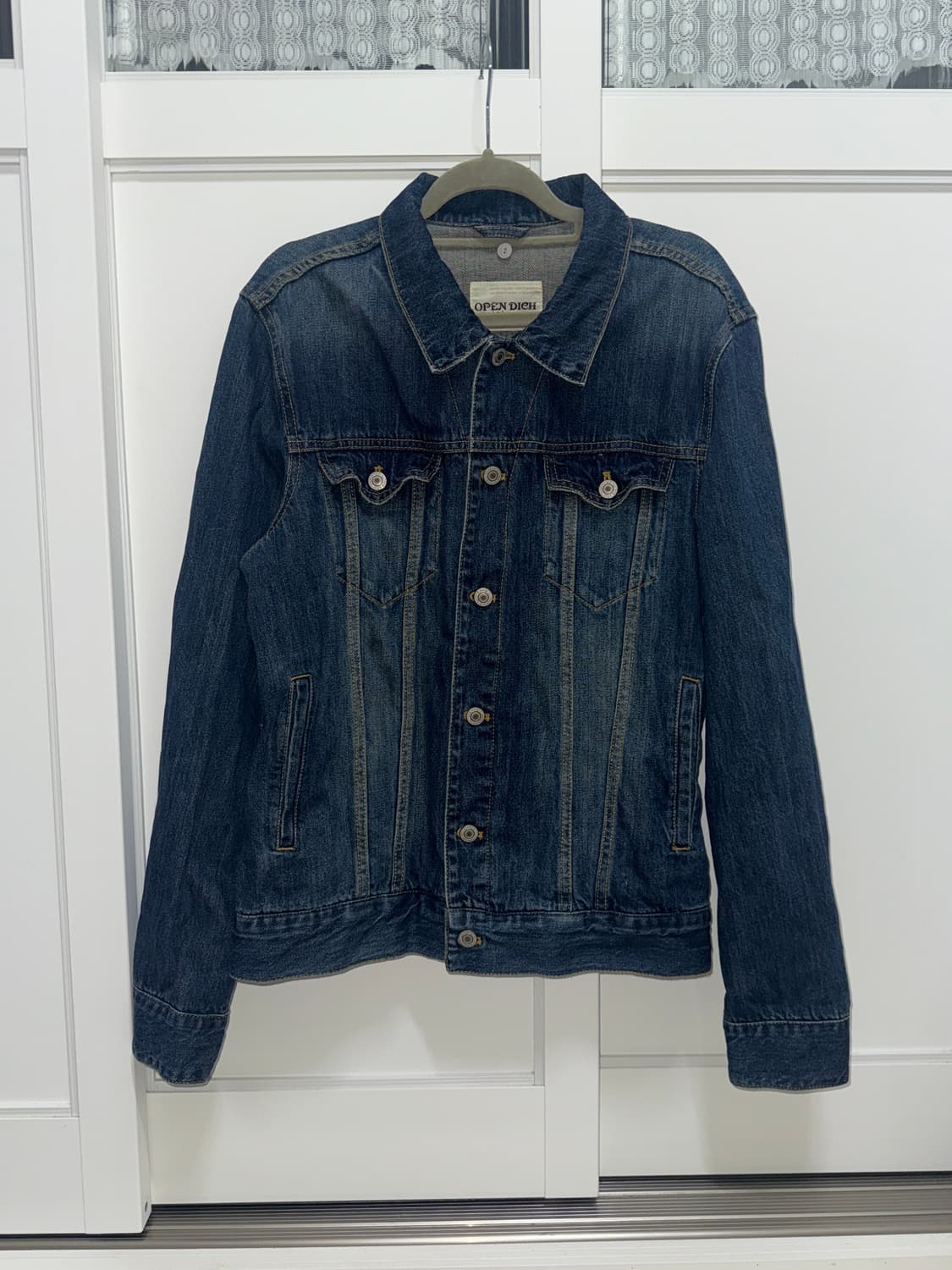 Open dich 워싱 데님 자켓 상품이미지1