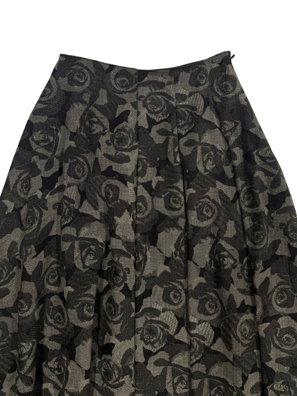 빈티지 Lois crayon 로즈 하프 플리츠 롱 스커트 상품이미지3