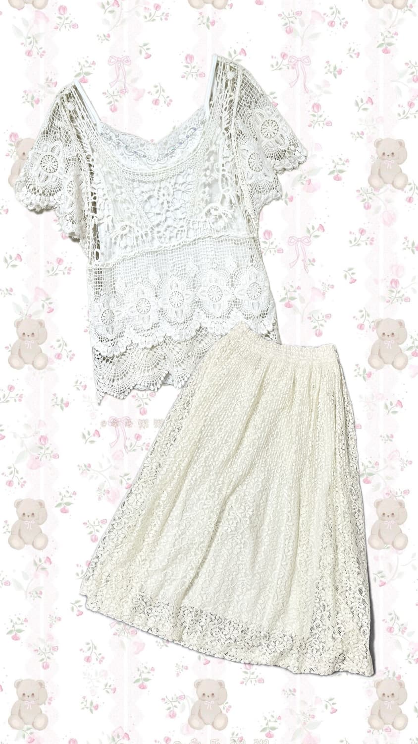 레이스 모음zip 3개 set 상품이미지1