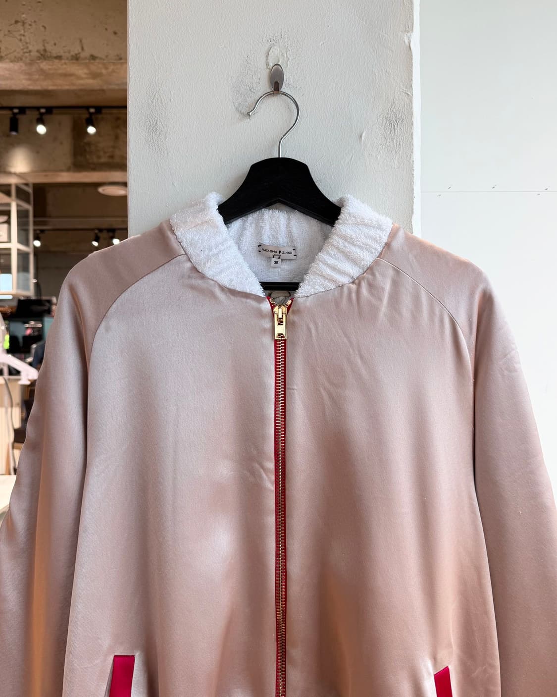 나타샤 진코 핑크 아세테이트 자켓  상품이미지3