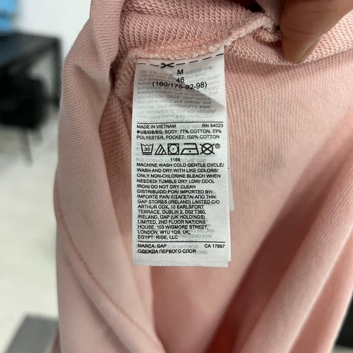 gap 반집업 후드티 v1235 상품이미지6