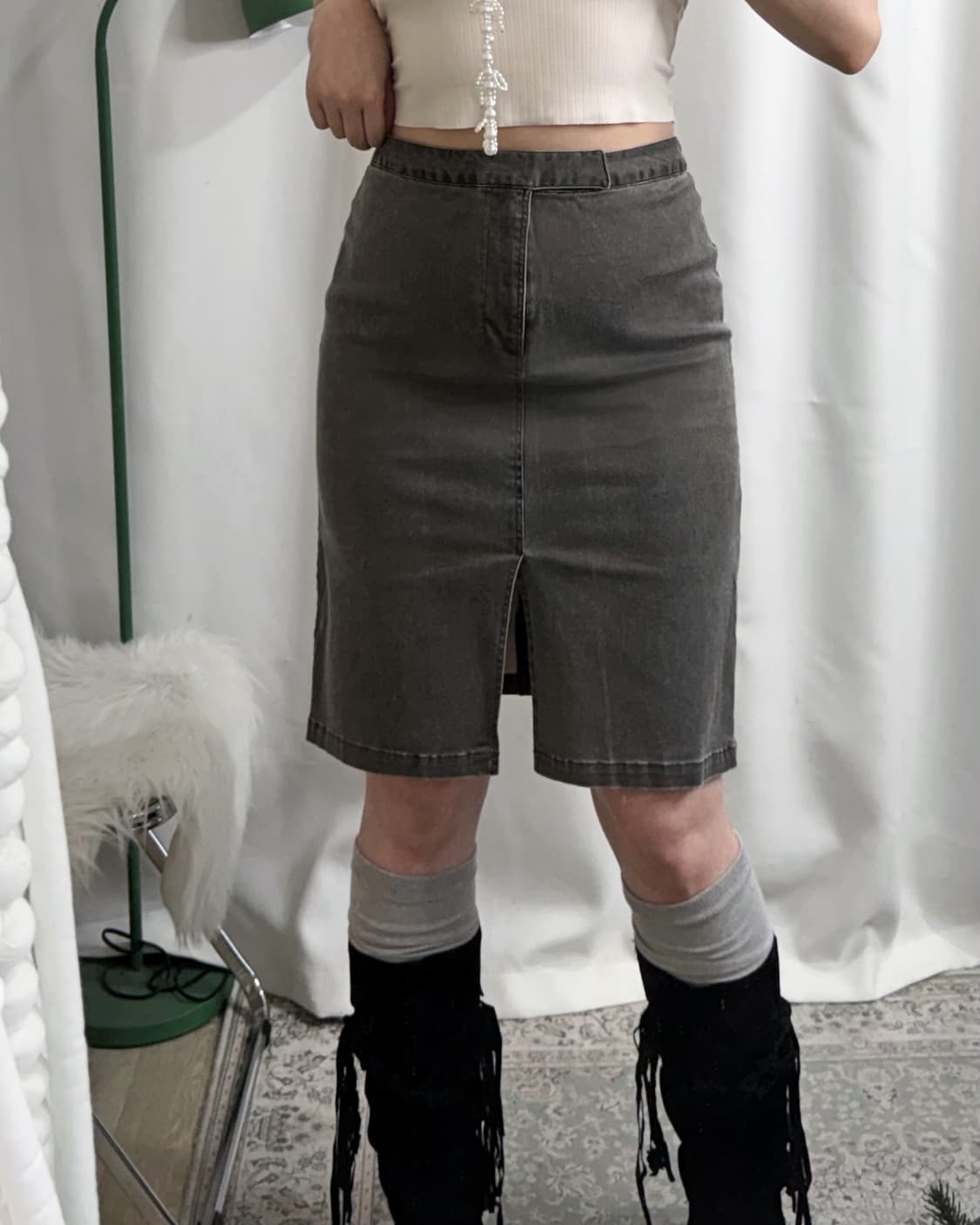 카키 & 민트 자켓 코디 세트 🍏 상품이미지9