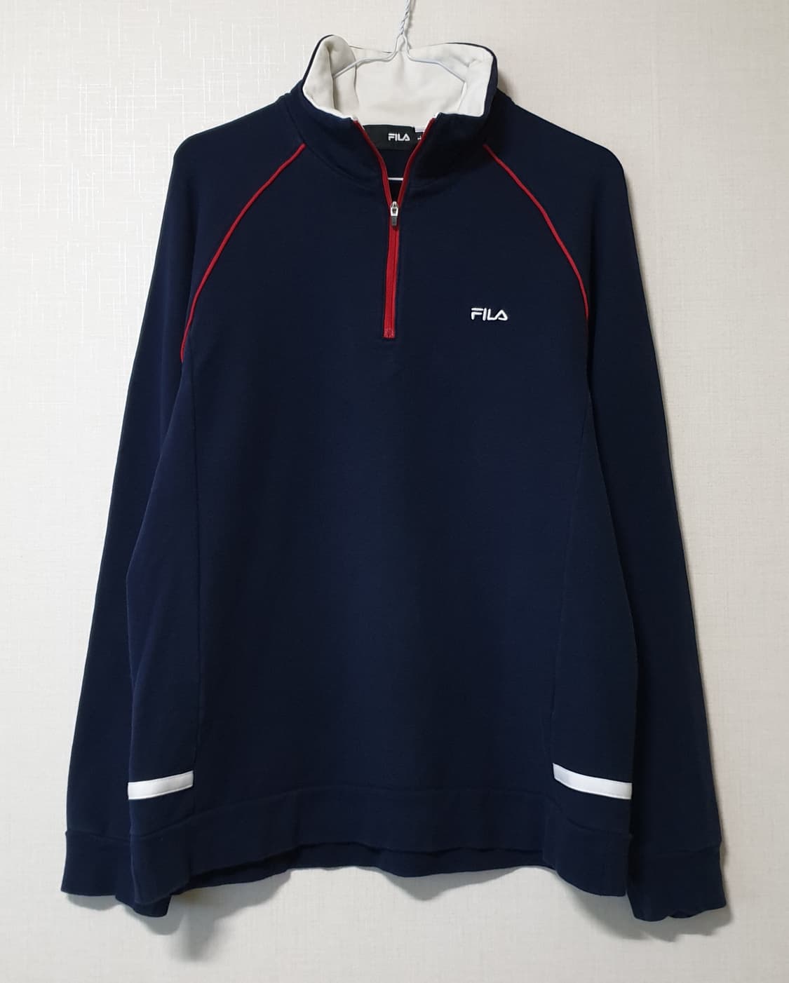 휠라 반집업 긴팔티 L사이즈  상품이미지1