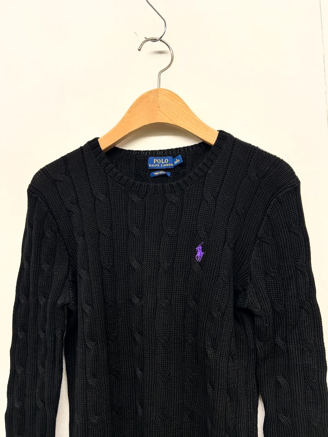 폴로 케이블 코튼 니트 상품이미지2