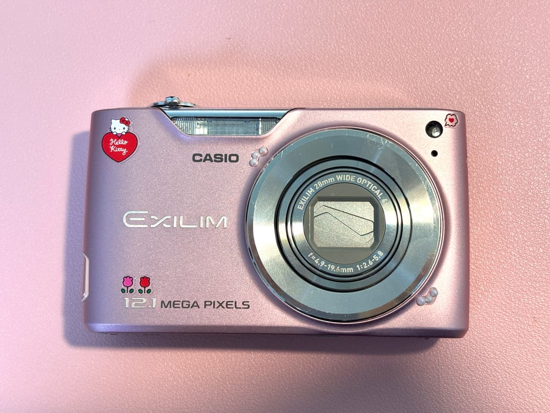 극미품 메이크업모드) 카시오 엑슬림 Z450 핑크 (카시오 Z40모 상품이미지2