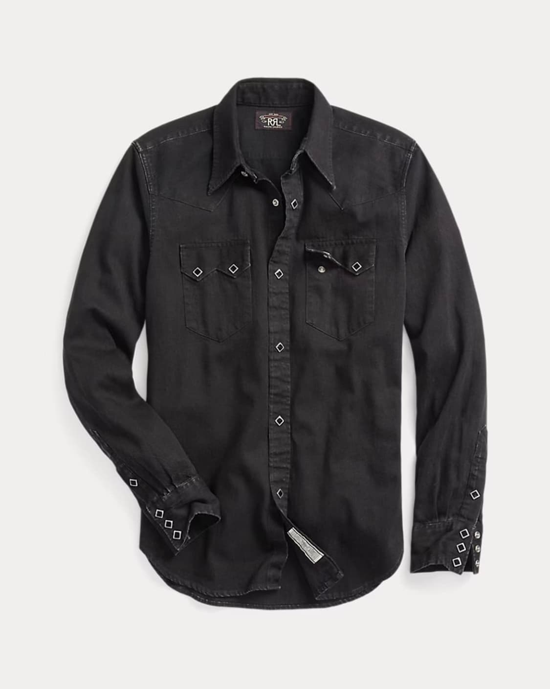 RRL 슬림핏 데님 워크 셔츠 M 상품이미지1